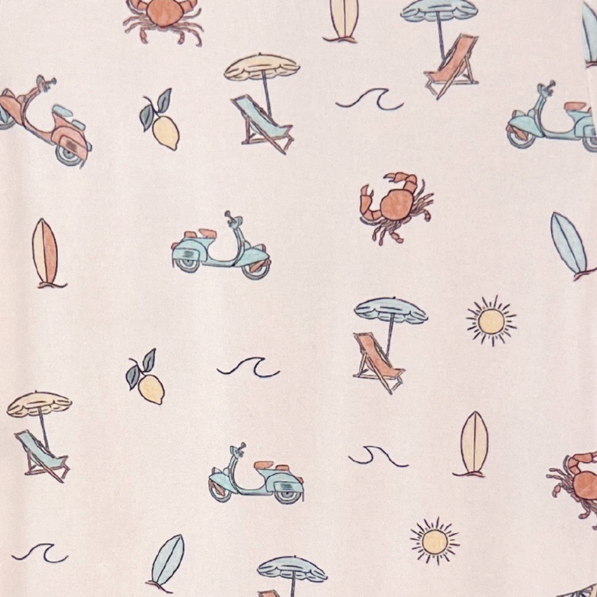 bug + bean kids - Bamboo 2-Piece Toddler Pajama Set - Summer Vibes | Unisex