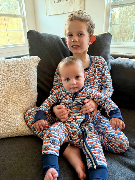 Chicago Football Two-Piece Bamboo Pajama Set