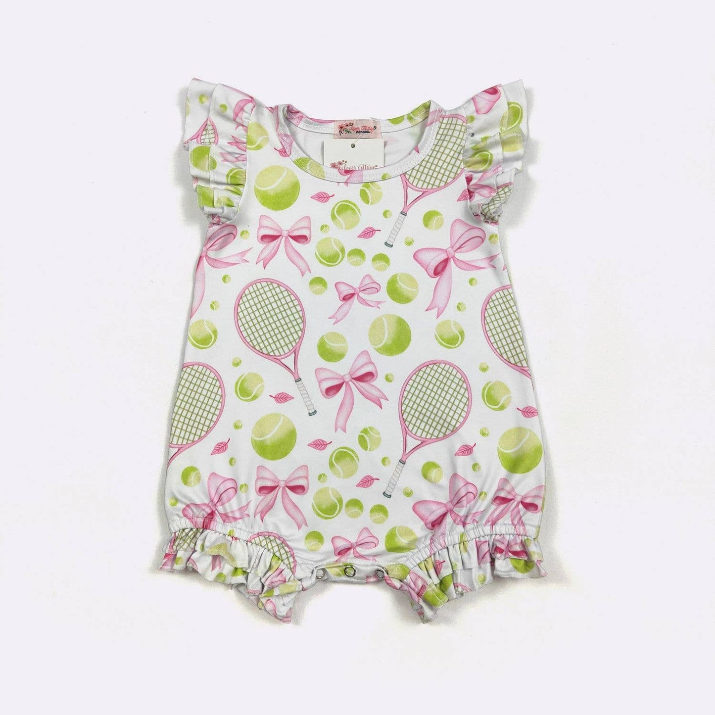 Preppy Tennis Baby Romper