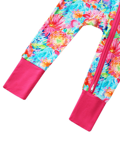 Garden Bamboo Baby Convertible Zippy Romper