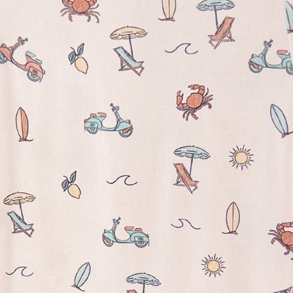 bug + bean kids - Bamboo 2-Piece Toddler Pajama Set - Summer Vibes | Unisex