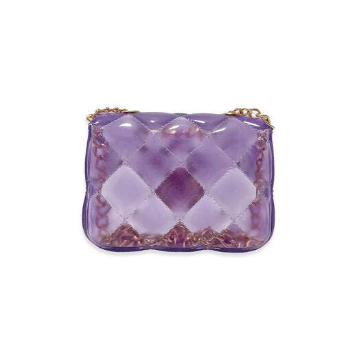 Doe a Dear -Rhinestone Stud Quilted Jelly Purse