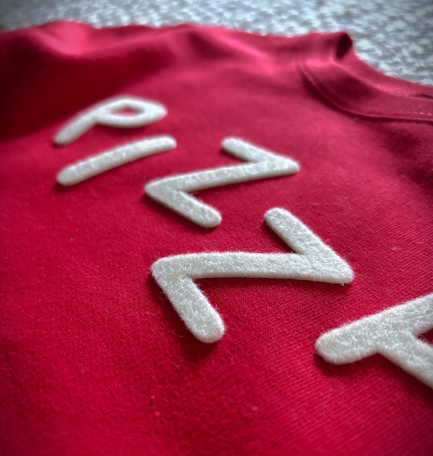 Chitown Clothing - Pizza Felt Applique Crewneck