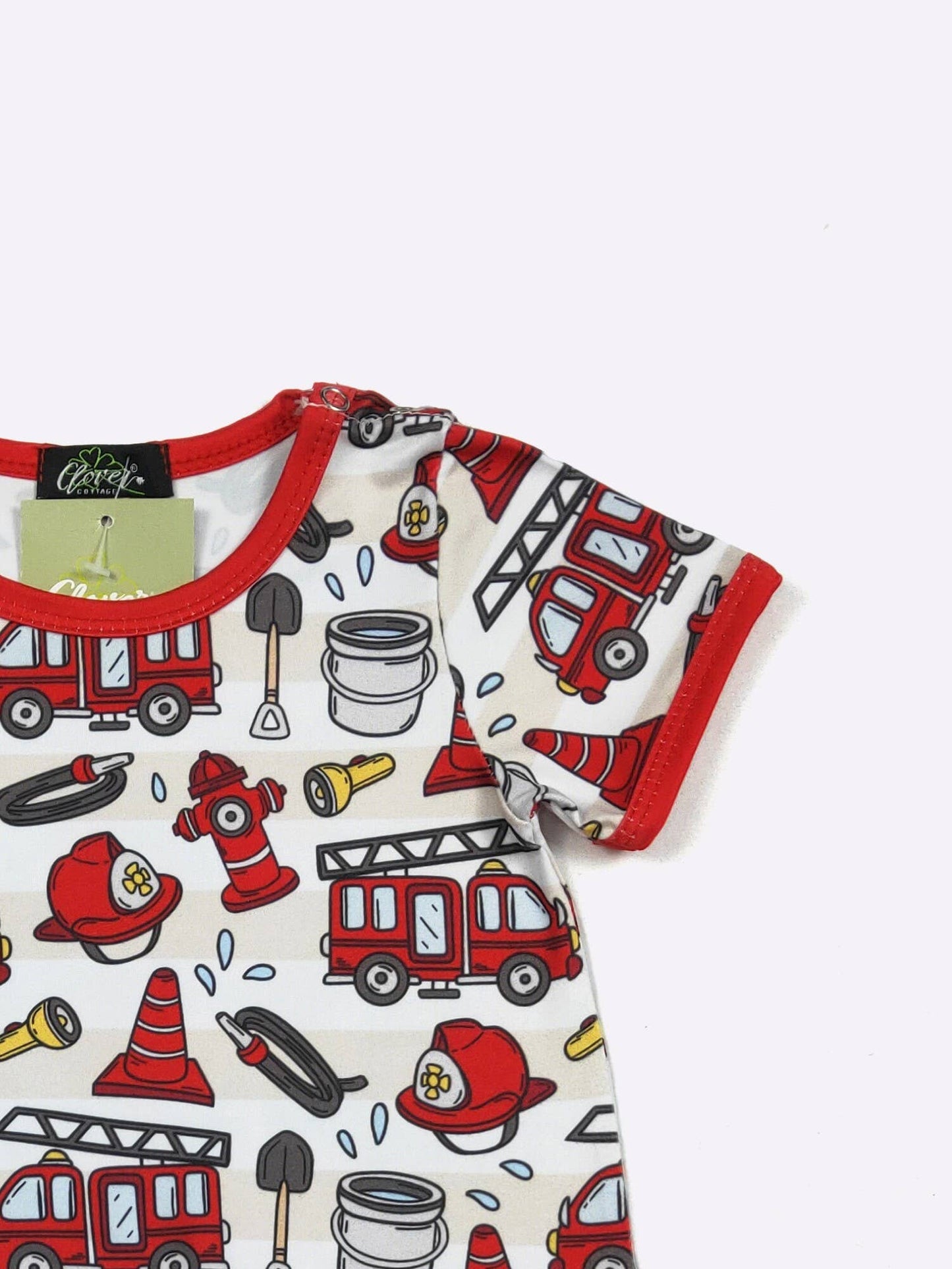Clover Cottage - Fire Engine Romper