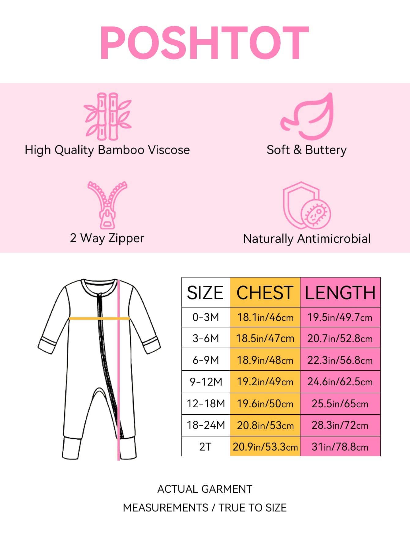 Garden Bamboo Baby Convertible Zippy Romper