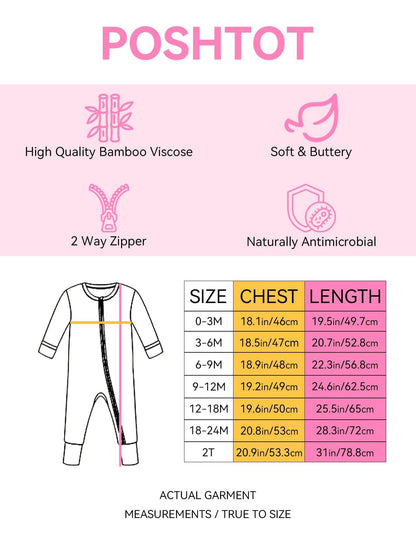 Garden Bamboo Baby Convertible Zippy Romper