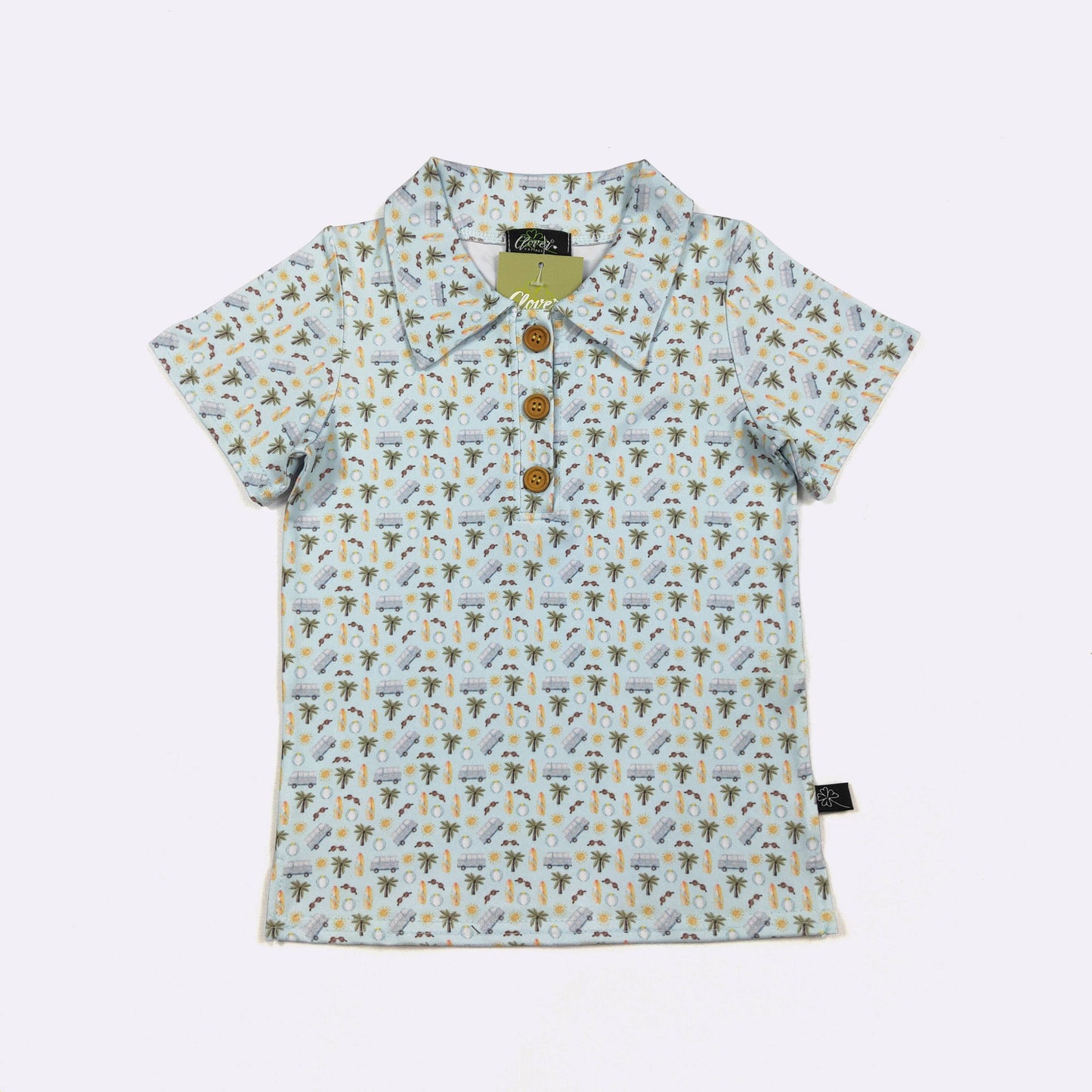 Clover Cottage - Beach Dude Boy Collar Shirt