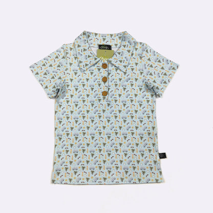 Clover Cottage - Beach Dude Boy Collar Shirt