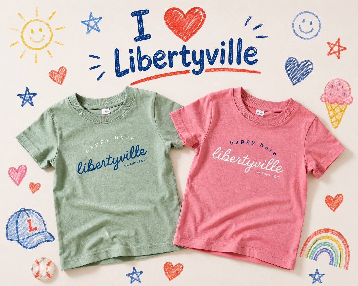 Libertyville - Happy Here Tee