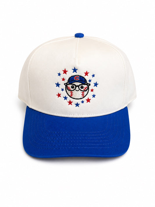 Cubs Baseball Hat w Stars - Blue