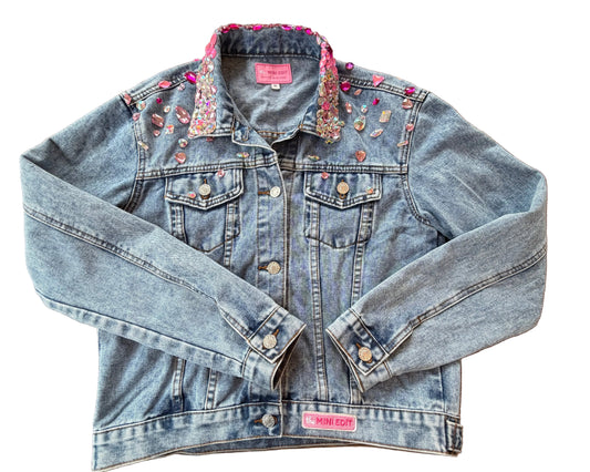 The Crystal Denim Jacket-Women's