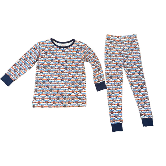 Chicago Football Two-Piece Bamboo Pajama Set