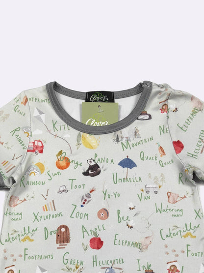 Alphabet Boy Romper