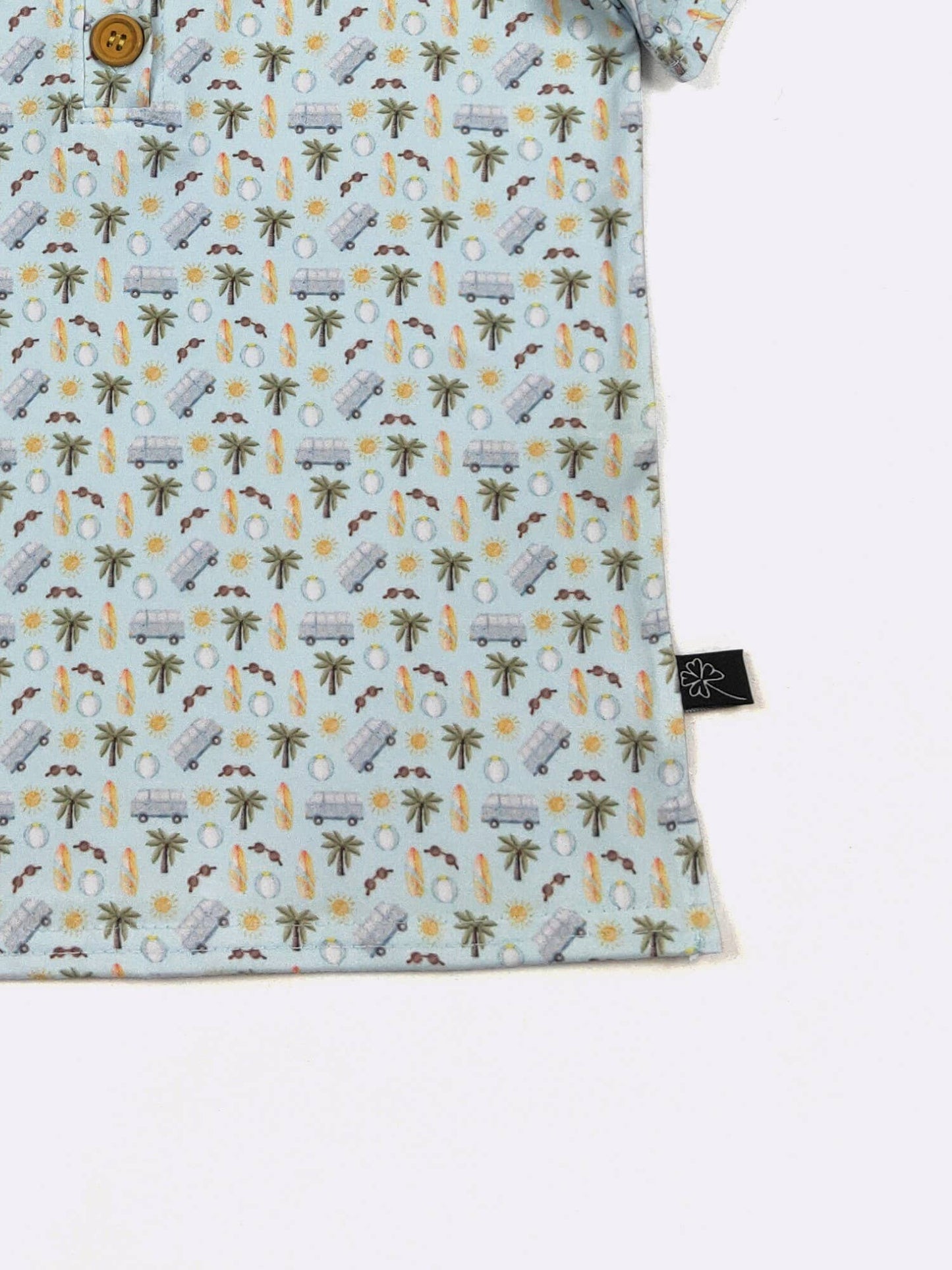 Clover Cottage - Beach Dude Boy Collar Shirt