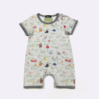 Alphabet Boy Romper