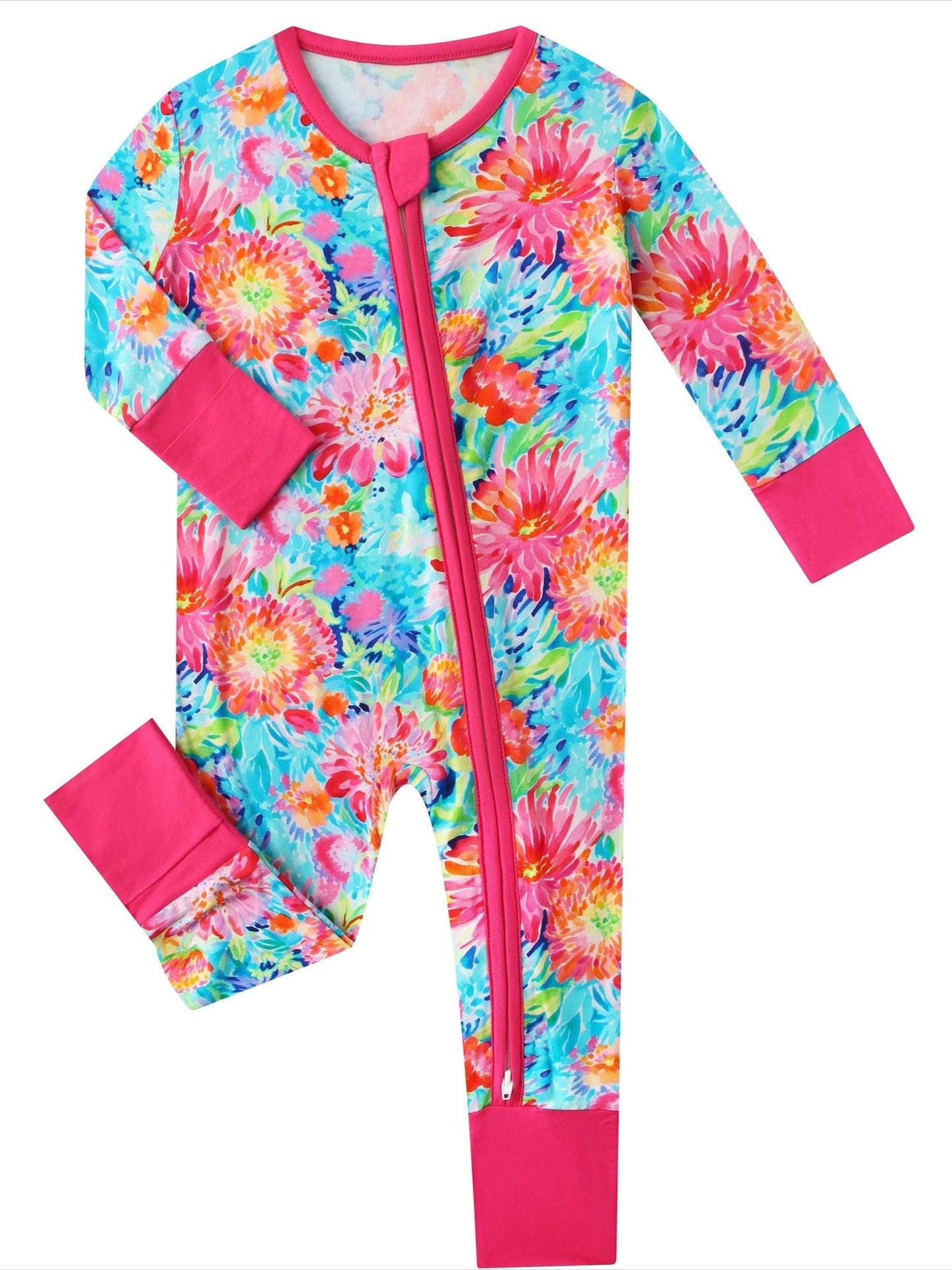 Garden Bamboo Baby Convertible Zippy Romper