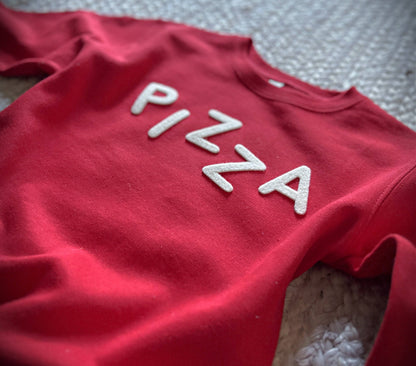 Chitown Clothing - Pizza Felt Applique Crewneck